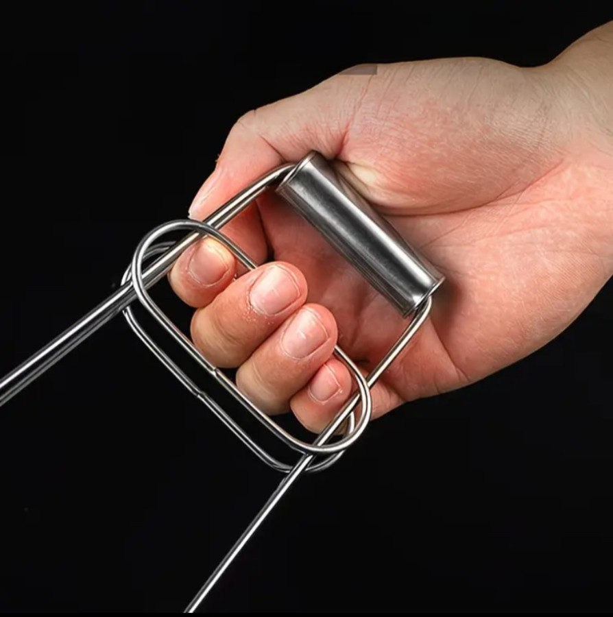 Karštų stiklainių išėmimo žnyplės