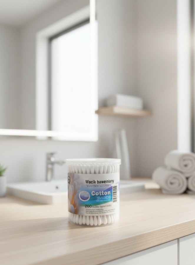 Kosmetiniai ausų krapštukai 200vnt