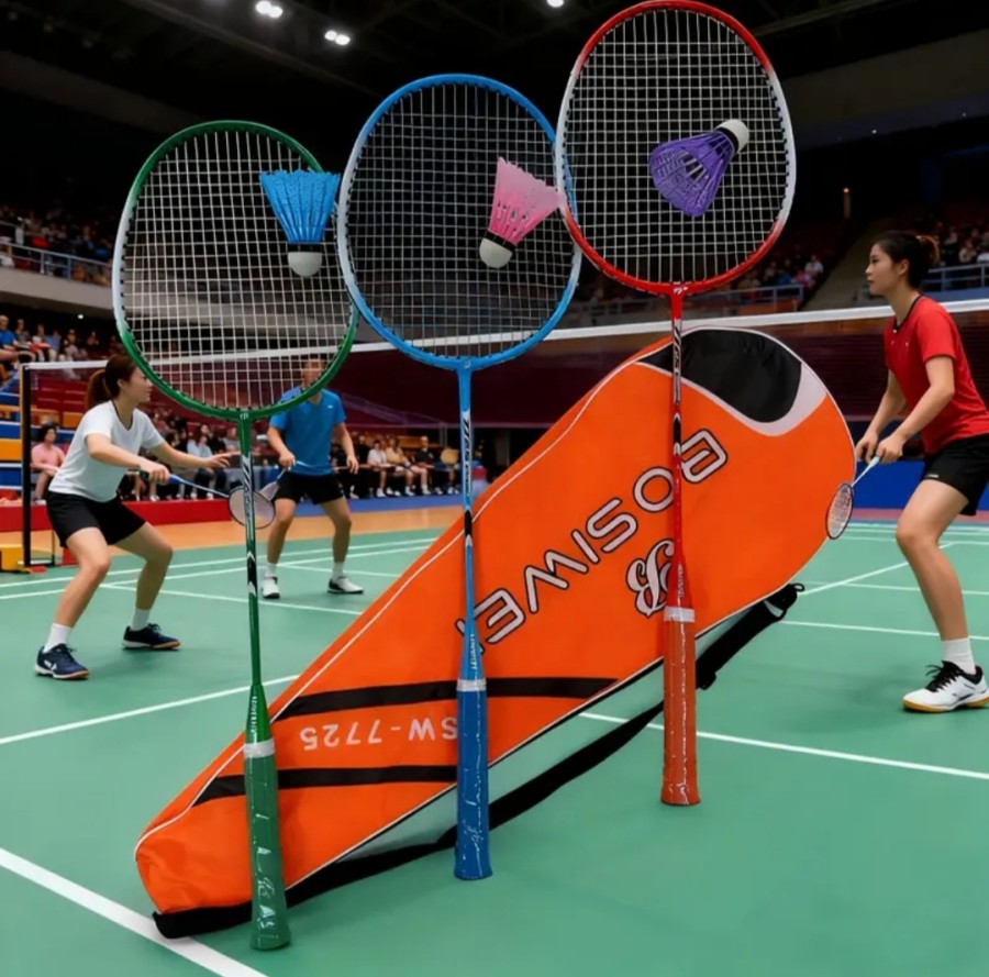 Badmintono rakečių komplektas