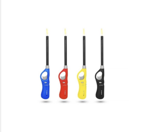 Buitinis dujinis žiebtuvėlis su ilgu antgaliu