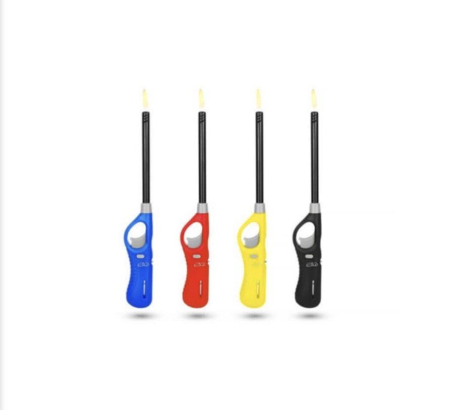 Buitinis dujinis žiebtuvėlis su ilgu antgaliu