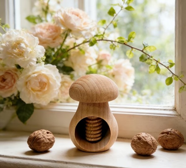 Grybukas riešutų gliaudymui