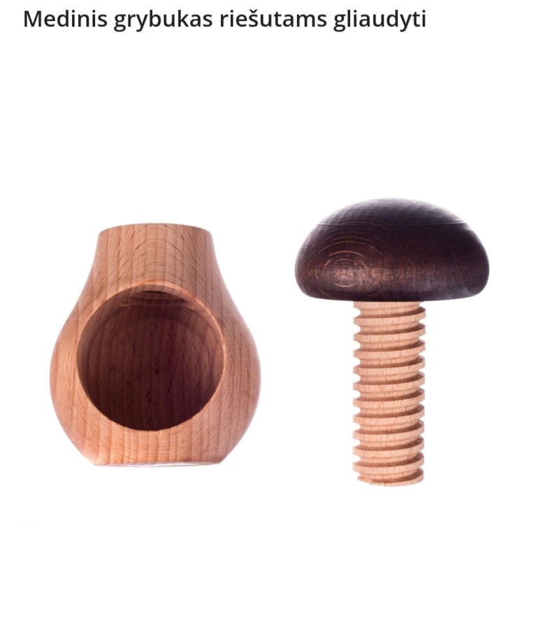 Grybukas riešutų gliaudymui