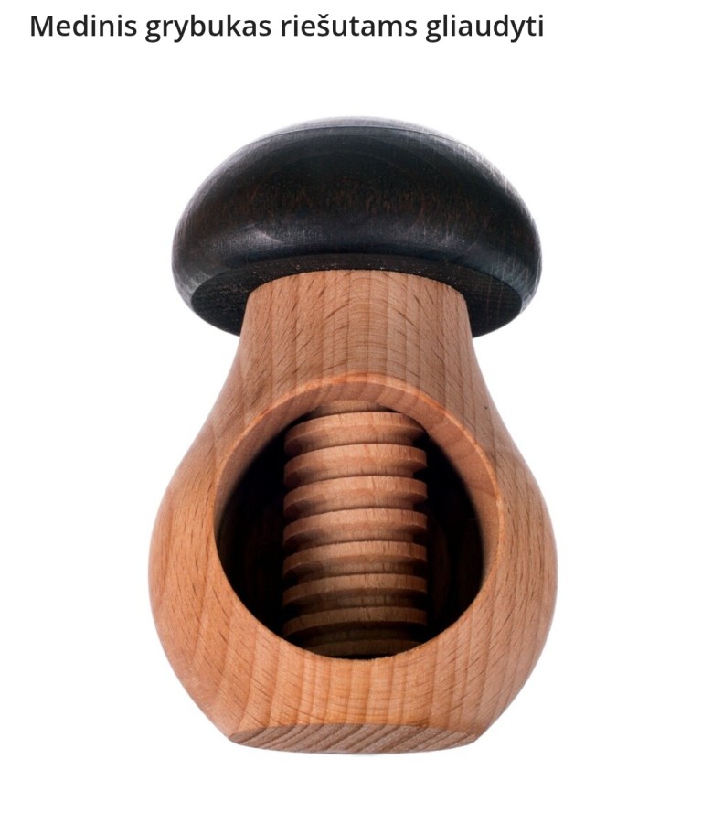 Grybukas riešutų gliaudymui