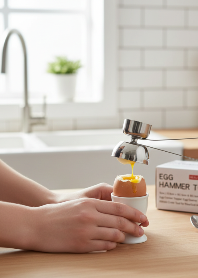 Kiaušinių muštukas-atidarytuvas