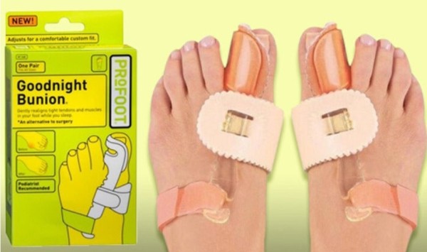 Kojos nykščio įtvarai