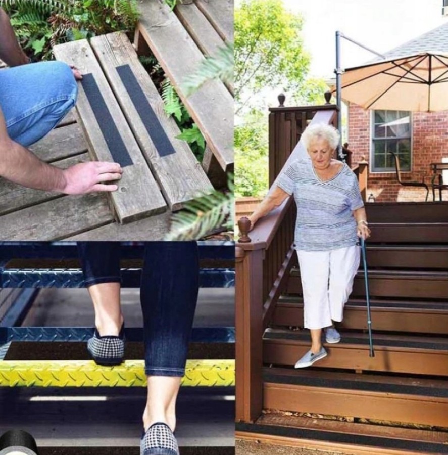 Neslystanti laiptų juosta 5m.