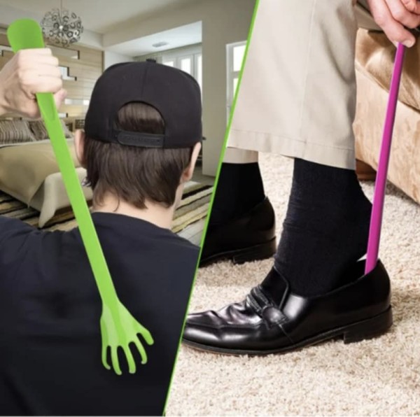 Nugaros kasiklis - ilgas batų šaukštas