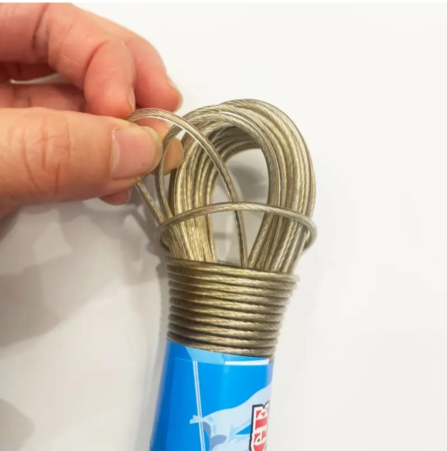 Plieninis skalbinių šniūras 10m