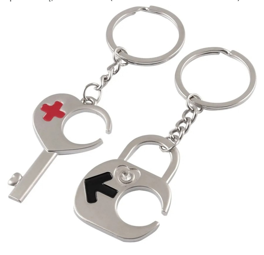 Raktų pakabukas poroms