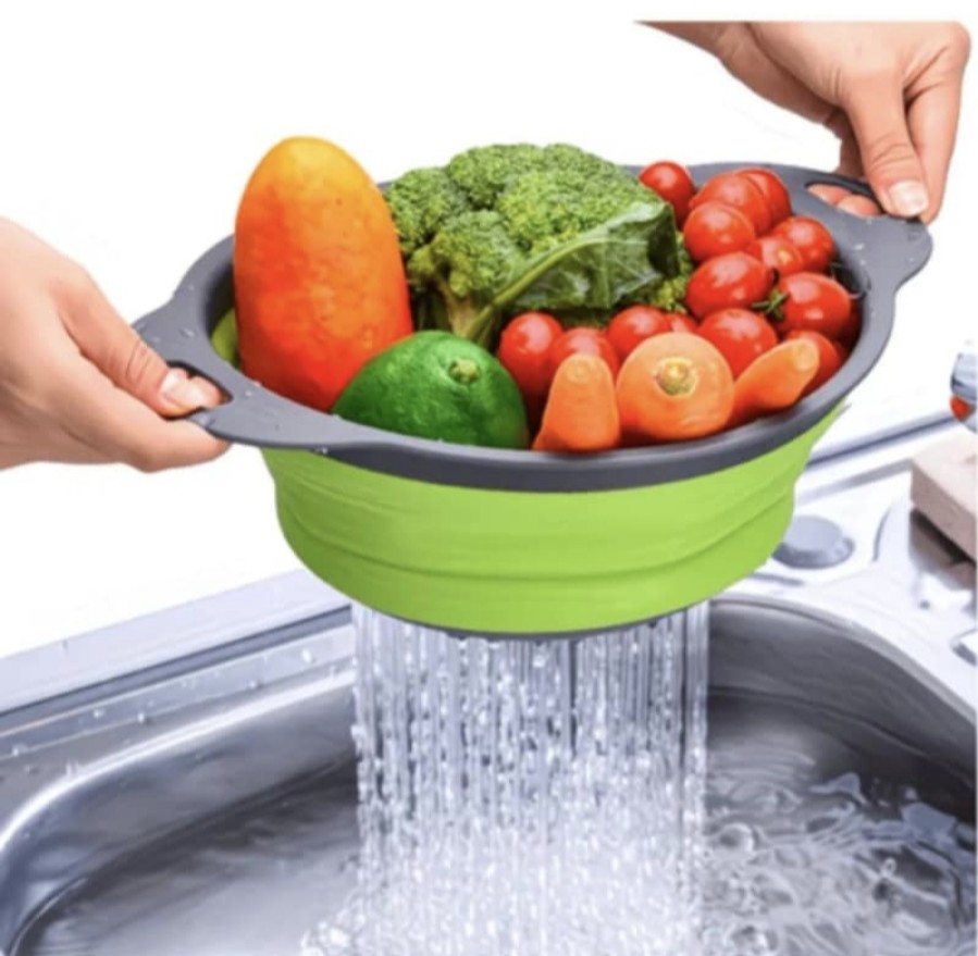 Sulankstomas silikoninis kiaurapuodis