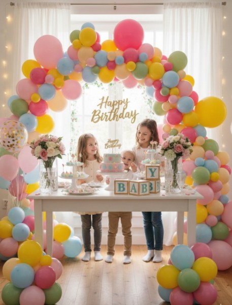 Šventinė balionų arka