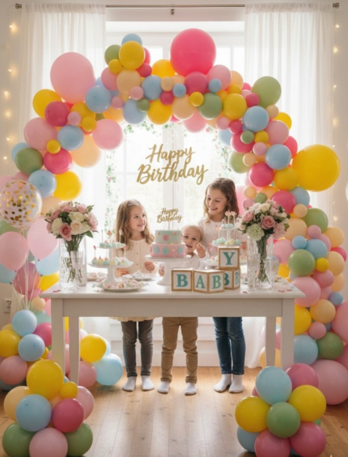 Šventinė balionų arka