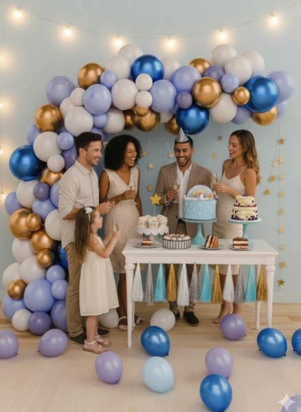 Šventinė balionų arka 