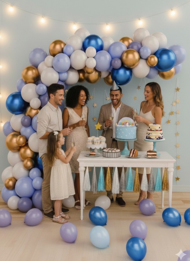 Šventinė balionų arka 