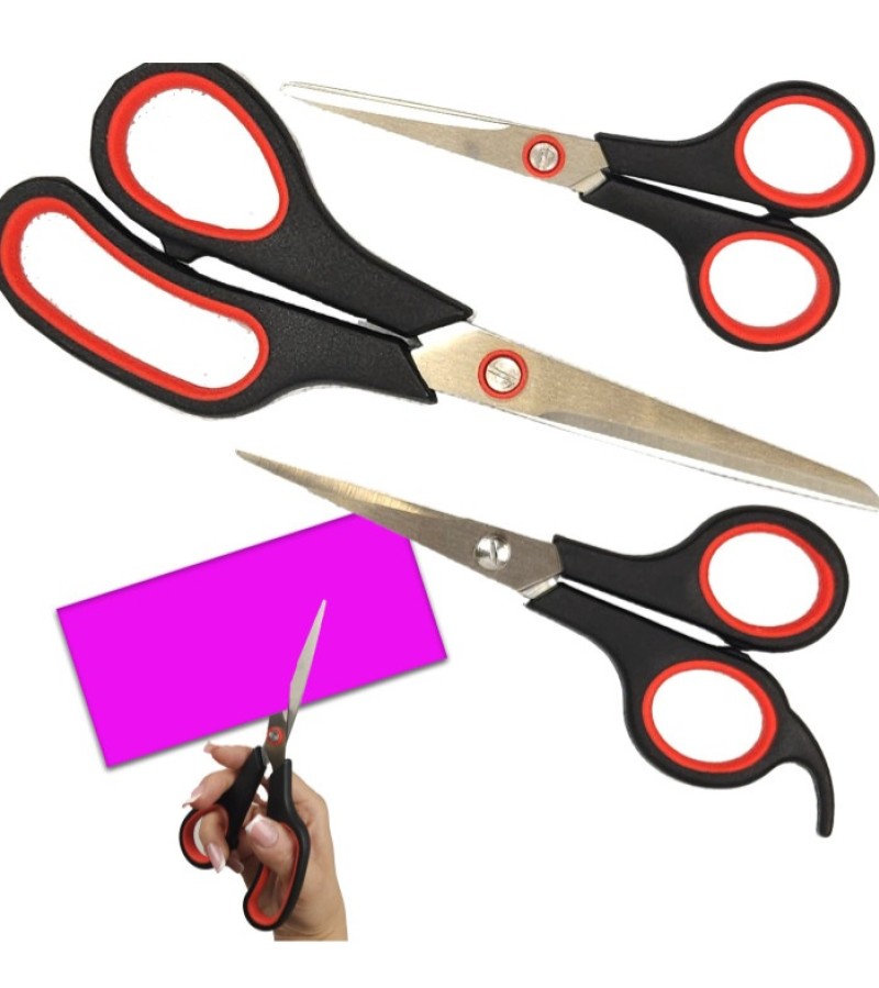 Universalių žirklių rinkinys 3vnt.