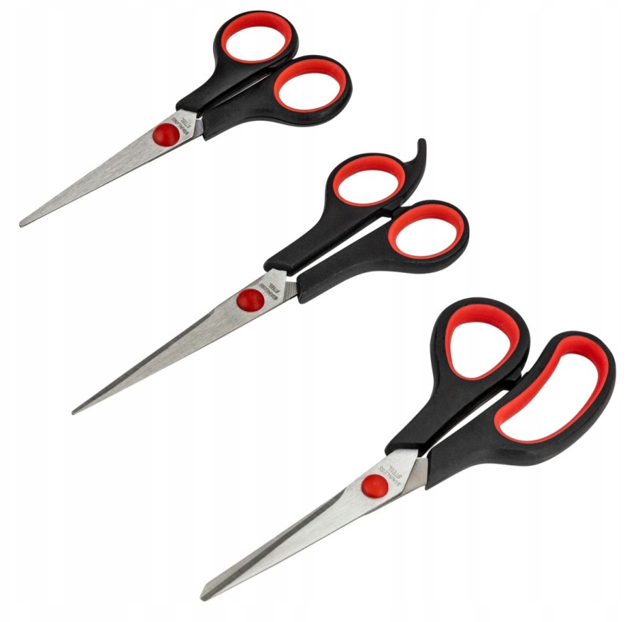 Universalių žirklių rinkinys 3vnt.