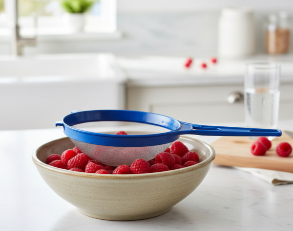 Virtuvinis sietelis su rankena